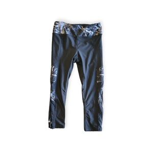 Adore Me leggings athletic athleisure work out active wear black small